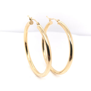 14K 3MM HOOP EARRINGS