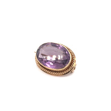 ANTIQUE AMETHYST BROOCH