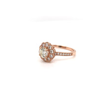 1.34 CTW ANTIQUE INSPIRED ROSE GOLD DIAMOND RING