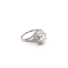 EDWARDIAN 1.50 CARAT DIAMOND PLATINUM RING