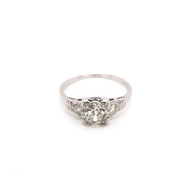 ART DECO 0.75 CARAT DIAMOND SOLITAIRE STYLE RING