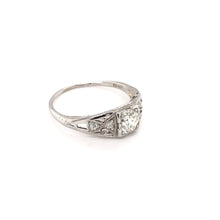 0.50 CARAT ART DECO DIAMOND RING