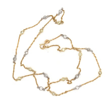 1.50 CARAT WHITE AND YELLOW DIAMOND NECKLACE