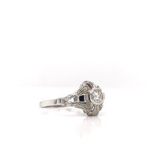 ART DECO 0.25 CARAT DIAMOND RING