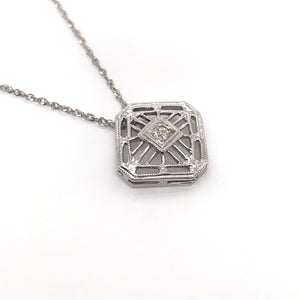 PETITE ART DECO NECKLACE