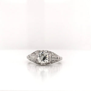 1.01 CARAT MID CENTURY DIAMOND RING