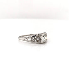 0.50 CARAT ART DECO DIAMOND RING