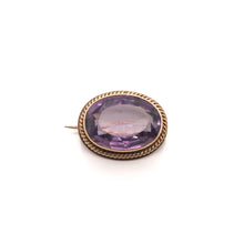 ANTIQUE AMETHYST BROOCH