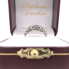 MID CENTURY HARLEQUIN DIAMOND RING