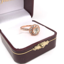 1.34 CTW ANTIQUE INSPIRED ROSE GOLD DIAMOND RING