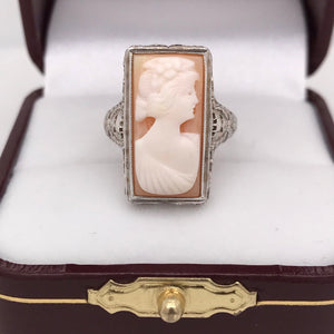 EDWARDIAN CAMEO RING