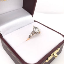 0.95 CARAT PEAR CUT DIAMOND SOLITAIRE STYLE RING