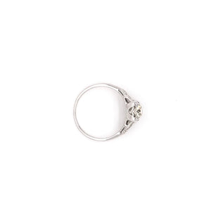 ART DECO 0.75 CARAT DIAMOND SOLITAIRE STYLE RING