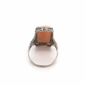 EDWARDIAN CAMEO RING