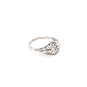 ART DECO FILIGREE RING