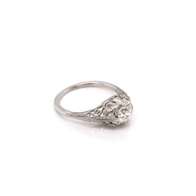 ART DECO 0.50 CARAT DIAMOND FILIGREE RING
