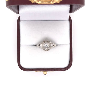 ART DECO 0.25 CARAT DIAMOND RING