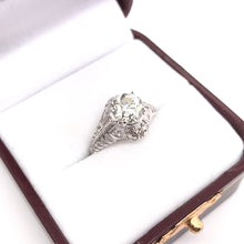 EDWARDIAN 1.50 CARAT DIAMOND PLATINUM RING