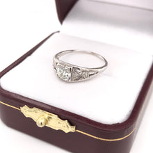 0.50 CARAT ART DECO DIAMOND RING