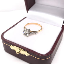 0.95 CARAT PEAR CUT DIAMOND SOLITAIRE STYLE RING