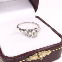 ART DECO 0.75 CARAT DIAMOND PLATINUM RING