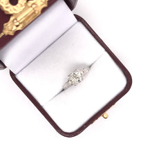 ART DECO 0.75 CARAT DIAMOND SOLITAIRE STYLE RING