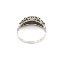 MID CENTURY HARLEQUIN DIAMOND RING