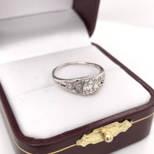 0.50 CARAT ART DECO DIAMOND RING