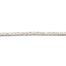ANTIQUE ART DECO 3.5 CARAT DTW DIAMOND LINE BRACELET