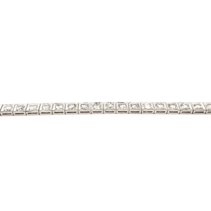 ANTIQUE ART DECO 3.5 CARAT DTW DIAMOND LINE BRACELET