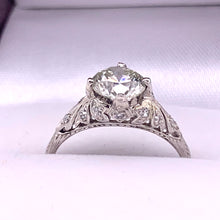 EDWARDIAN 1.5CT DIAMOND SOLITAIRE ENGAGEMENT RING