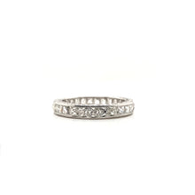 ANTIQUE STYLE FRENCH CUT DIAMOND ETERNITY BAND