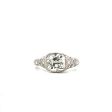 ANTIQUE EDWARDIAN 1.84 CARAT OLD MINE CUT DIAMOND RING