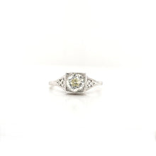 ANTIQUE ART DECO 0.85 CARAT DIAMOND FILIGREE RING