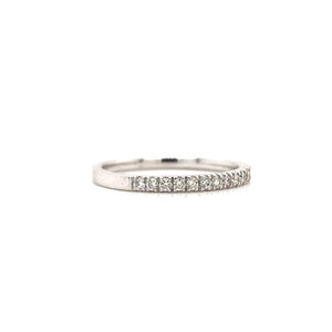 CONTEMPORARY WHITE GOLD DIAMOND BAND
