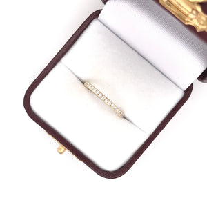 CONTEMPORARY GOLD DIAMOND BAND