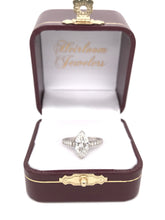 ANTIQUE 1.33 CARAT MARQUISE CUT DIAMOND RING