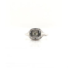 ANTIQUE ART DECO 0.20 CARAT DIAMOND PLATINUM FILIGREE RING