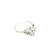 ANTIQUE ART DECO 0.85 CARAT DIAMOND FILIGREE RING