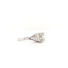 ANTIQUE ART DECO 0.85 CARAT DIAMOND FILIGREE RING