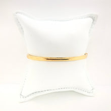 VINTAGE CHANNEL SET RUBY AND DIAMOND GOLD BANGLE