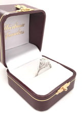 ANTIQUE ART DECO 0.85 CARAT DIAMOND FILIGREE RING