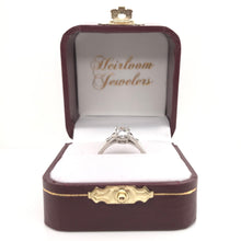 ANTIQUE ART DECO 0.91 CARAT OLD MINE CUT DIAMOND PLATINUM SOLITAIRE RING