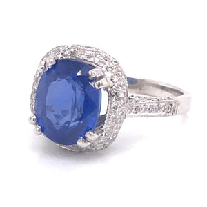 5.67 CARAT SRI LANKA SAPPHIRE RING