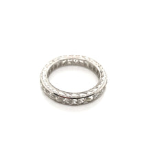 ANTIQUE STYLE FRENCH CUT DIAMOND ETERNITY BAND