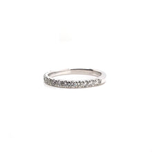 CONTEMPORARY 0.47 CARAT DTW DIAMOND WHITE GOLD BAND