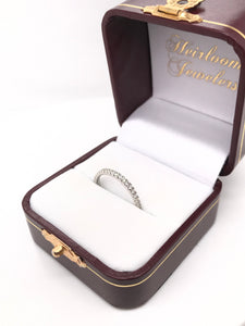 CONTEMPORARY WHITE GOLD DIAMOND BAND