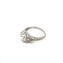ANTIQUE EDWARDIAN 1.84 CARAT OLD MINE CUT DIAMOND RING