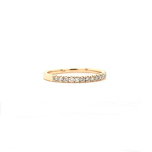 CONTEMPORARY GOLD DIAMOND BAND