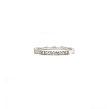 CONTEMPORARY WHITE GOLD DIAMOND BAND